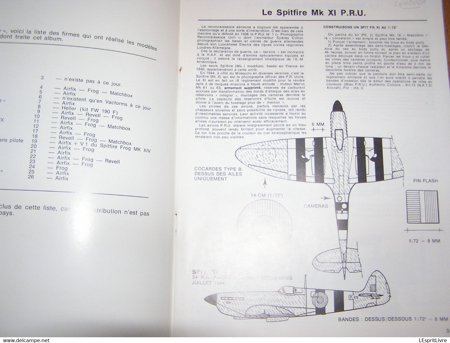 LES MORDUS DU MODELISME N° 2 Les Avions Du Débarquement Normandie Guerre 40 45 Maquette Avion Camouflage Marque Marking - Model Making