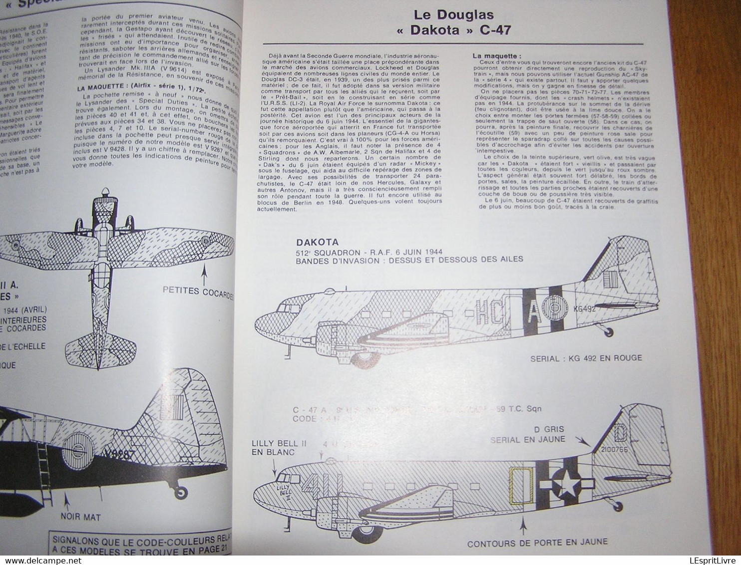 LES MORDUS DU MODELISME N° 2 Les Avions Du Débarquement Normandie Guerre 40 45 Maquette Avion Camouflage Marque Marking - Modellismo