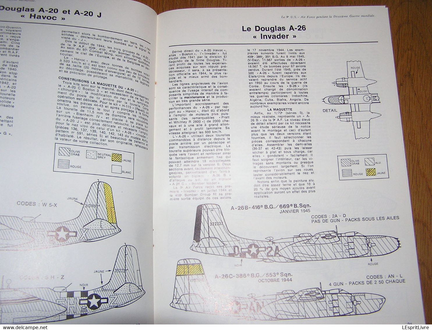 LES MORDUS DU MODELISME N° 3 Les 8 - 9 US AIR FORCE USAAF Guerre 40 45 Maquette Avion Camouflage Marque Marking Aviation