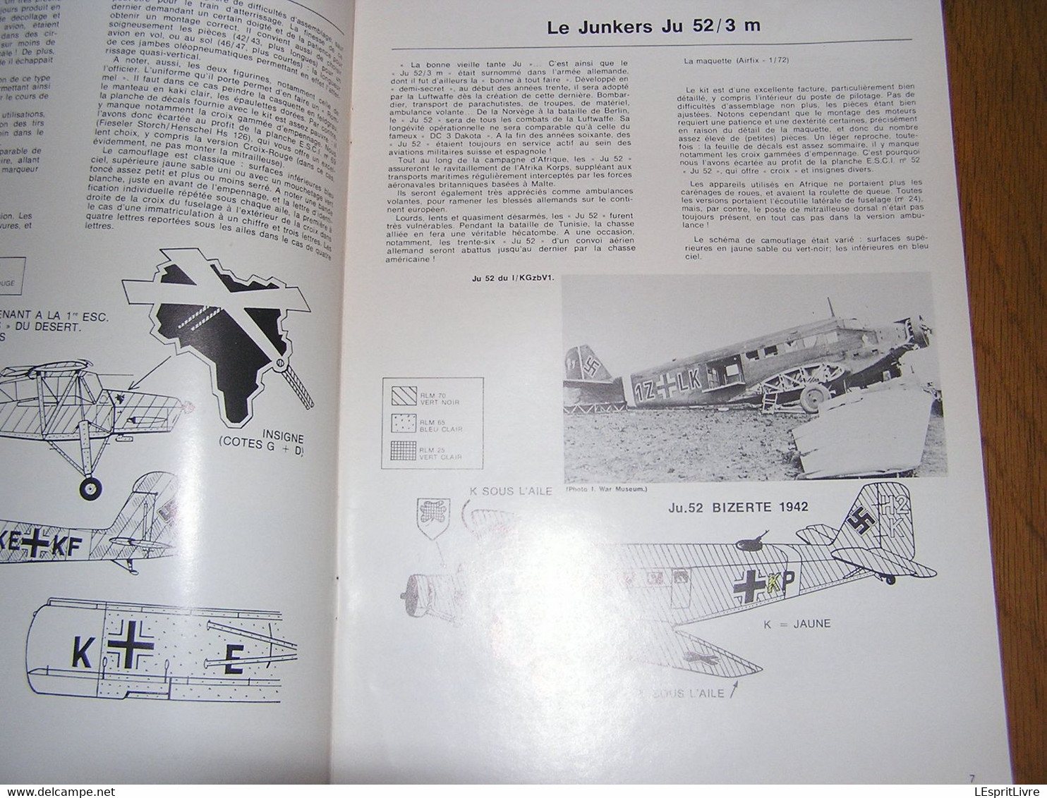 LES MORDUS DU MODELISME N° 5 La Bataille D'Afrique Nord Guerre 40 45 Maquette Avion Camouflage Marque Marking Aviation - Model Making