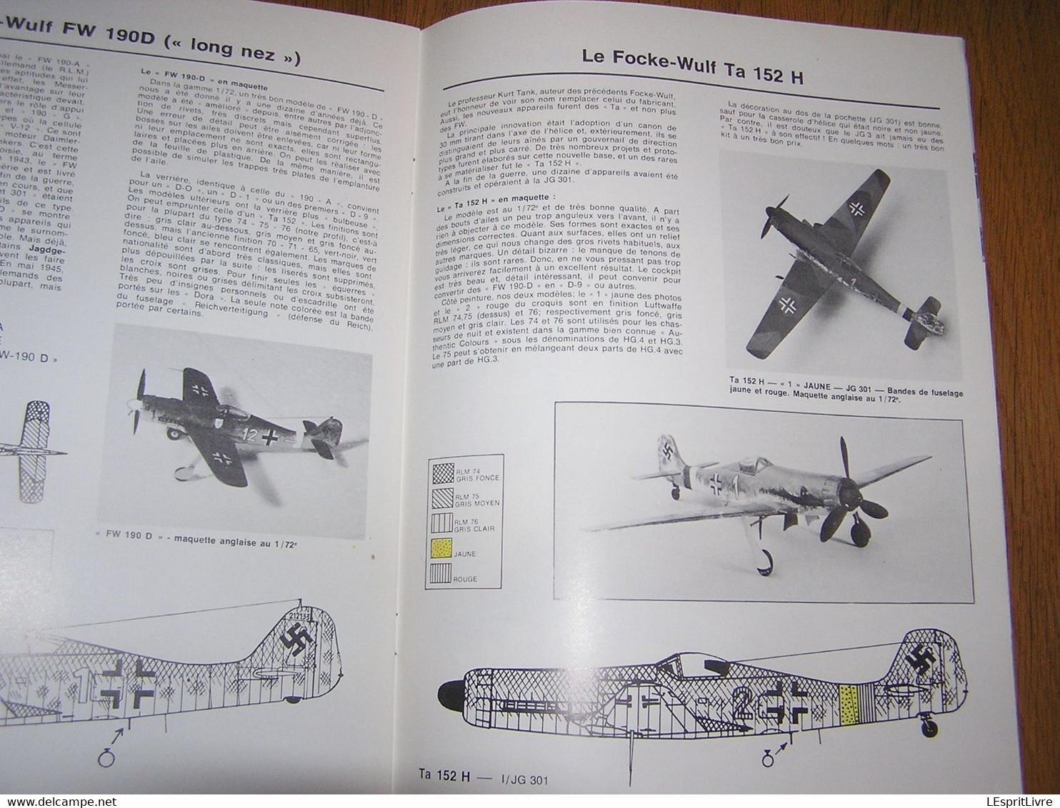 LES MORDUS DU MODELISME N° 6 La Luftwaffe Guerre 40 45 Maquette Avion Camouflage Marque Marking Aviation JG BF 109