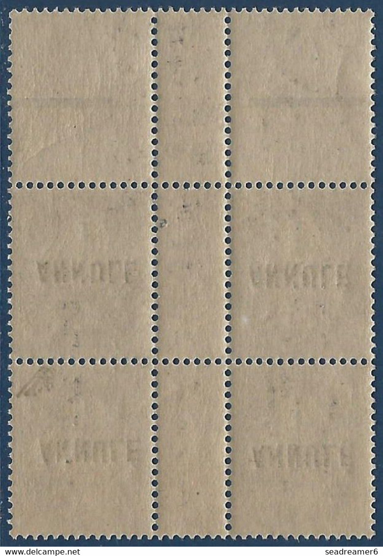 France Cours D'instruction Type Blanc N°107a CI-2** Bloc De 4 BDFeuille Interpanneau Surcharge ANNULE Signé Calves - 1900-29 Blanc