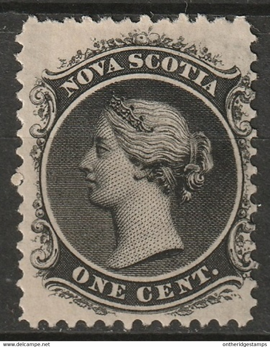 Nova Scotia 1860 Sc 8  MH* Some Disturbed Gum - Neufs