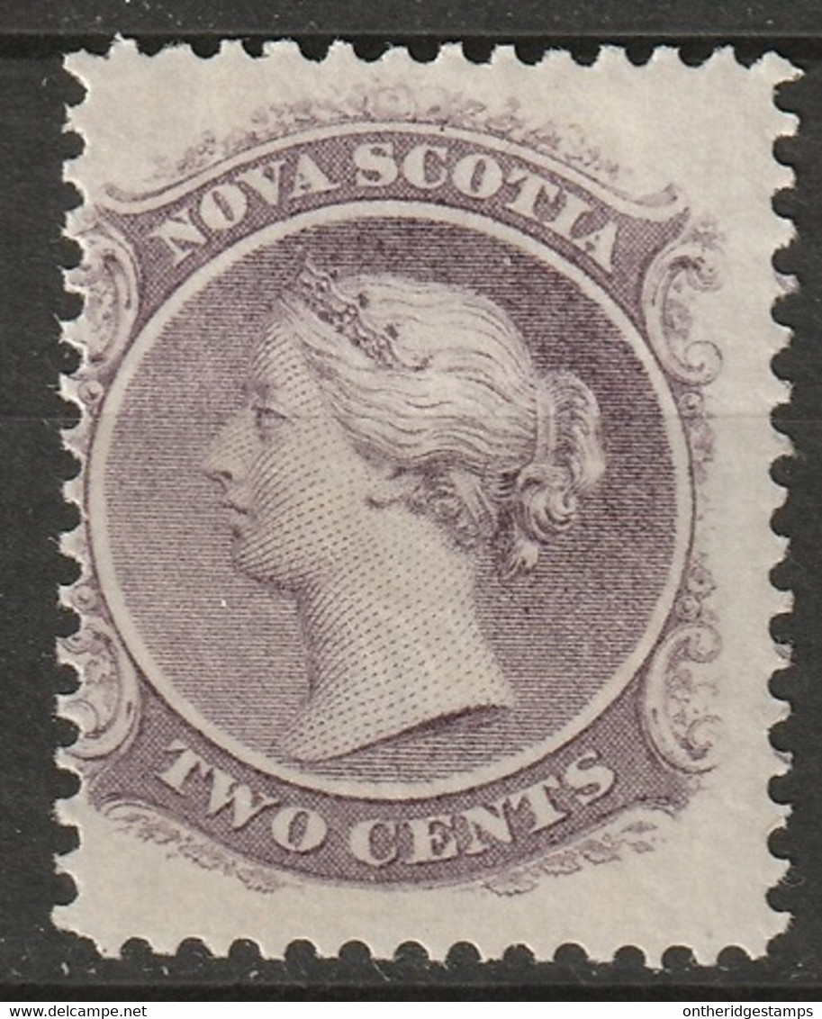 Nova Scotia 1860 Sc 9  MH* - Unused Stamps