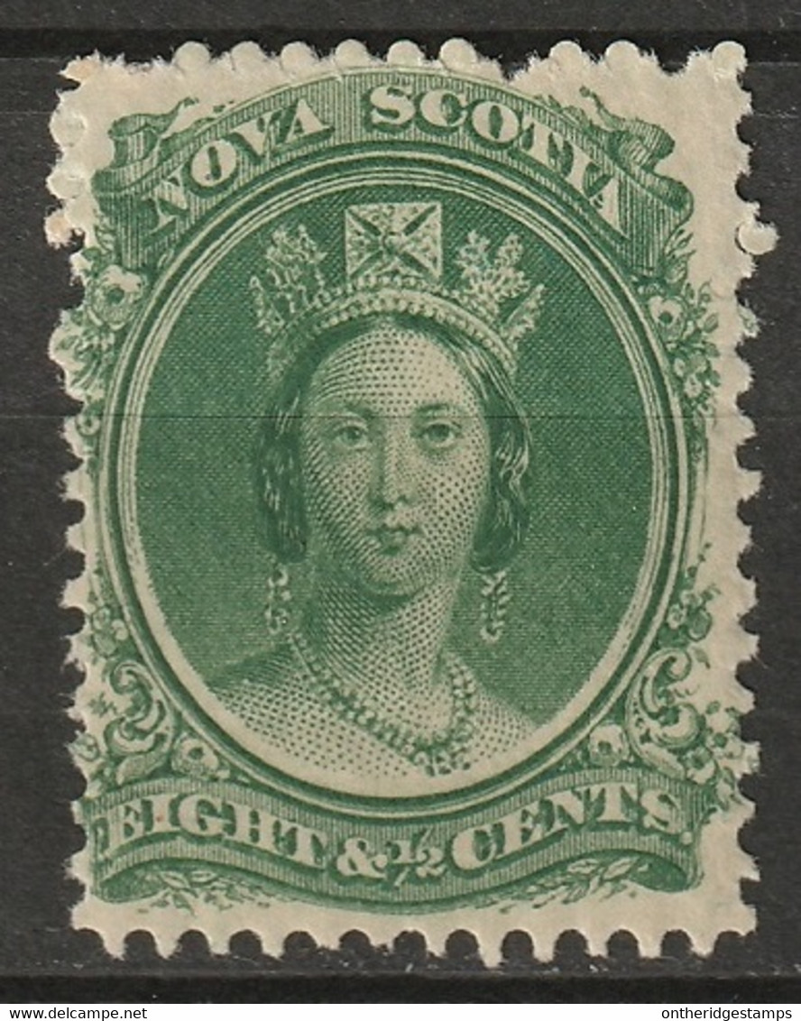 Nova Scotia 1860 Sc 11  MH* - Unused Stamps