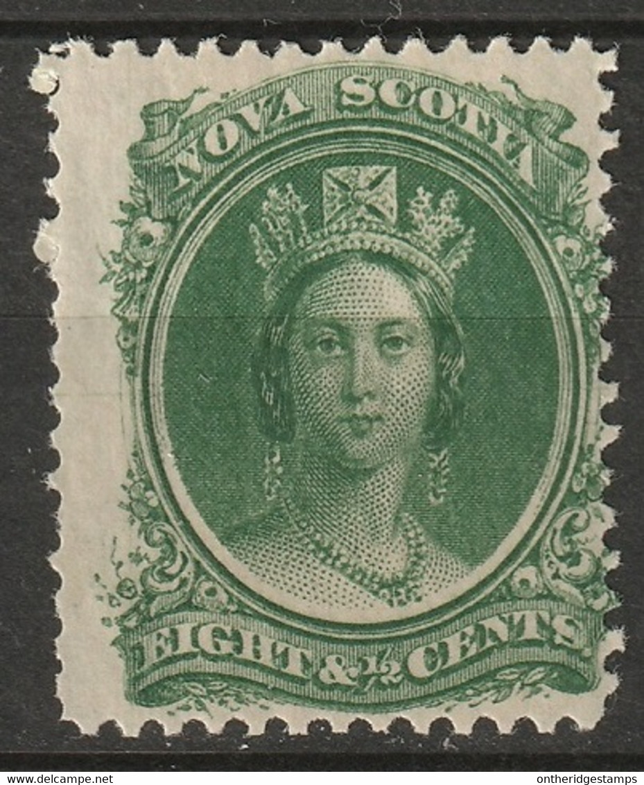 Nova Scotia 1860 Sc 11  MLH* - Unused Stamps