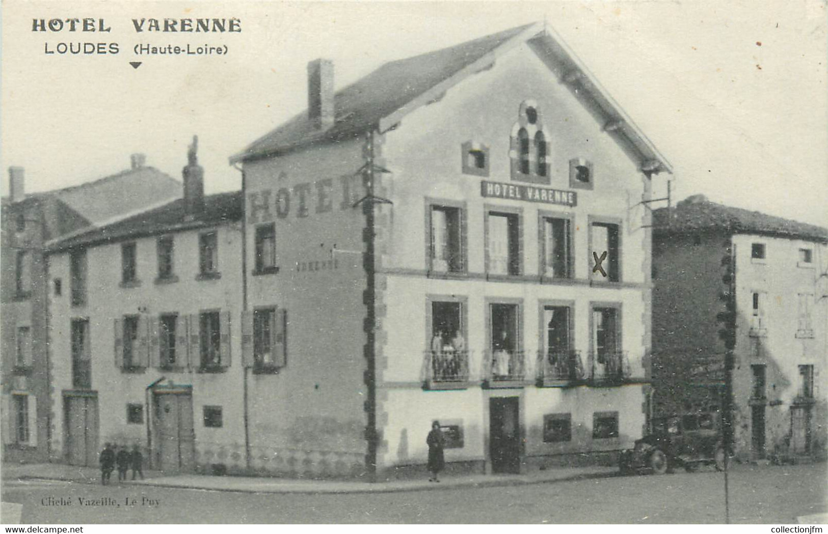 CPA FRANCE 43 "Loudès, Hôtel Varenne" - Loudes