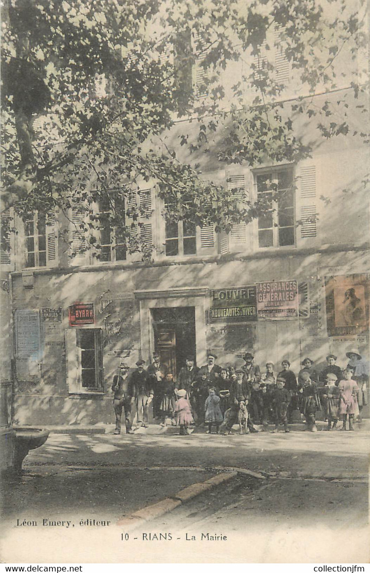 CPA FRANCE 83 " Rians, La Mairie" - Rians