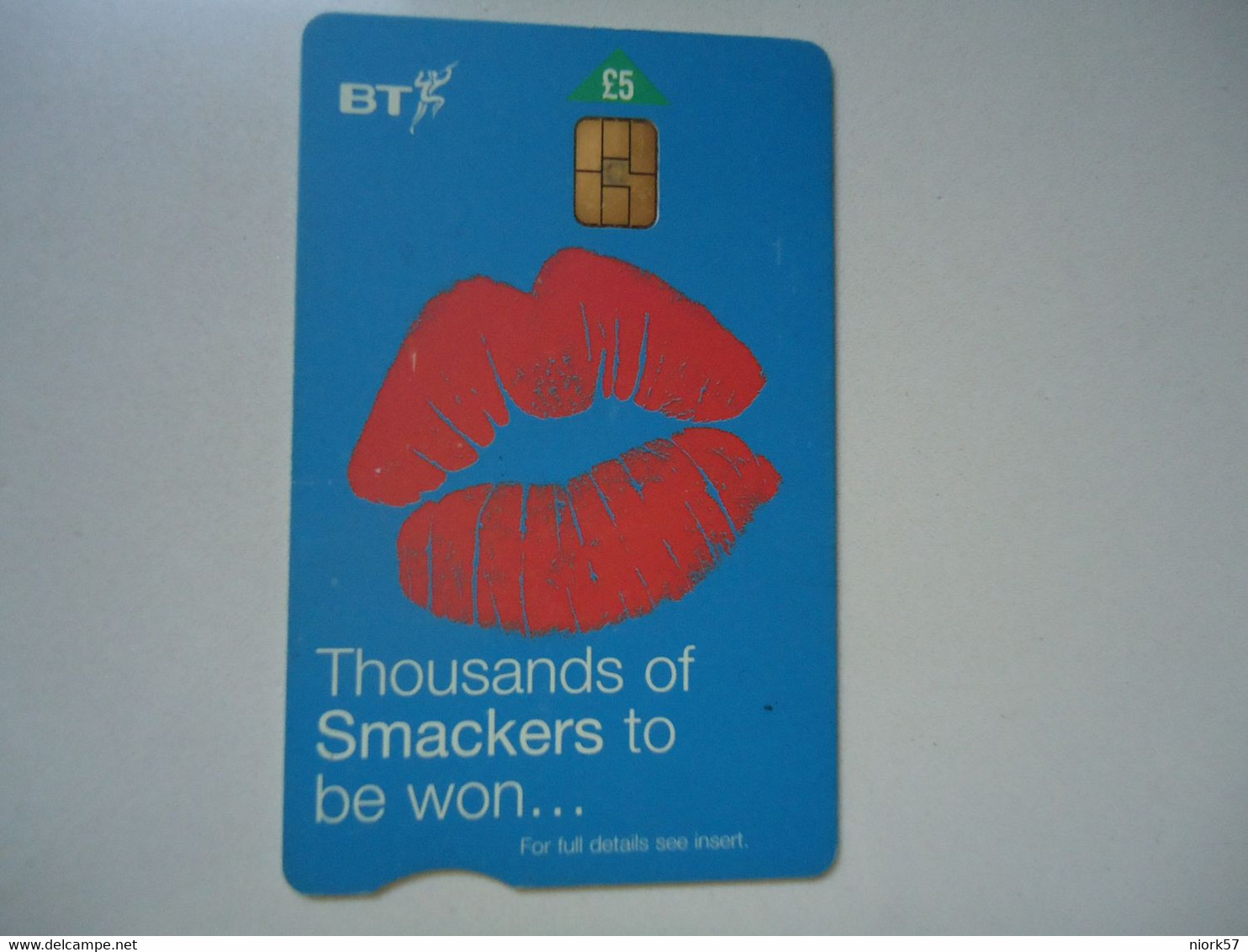 UNITED  KINGDOM  USED CARDS  SMACKERS - Autres & Non Classés