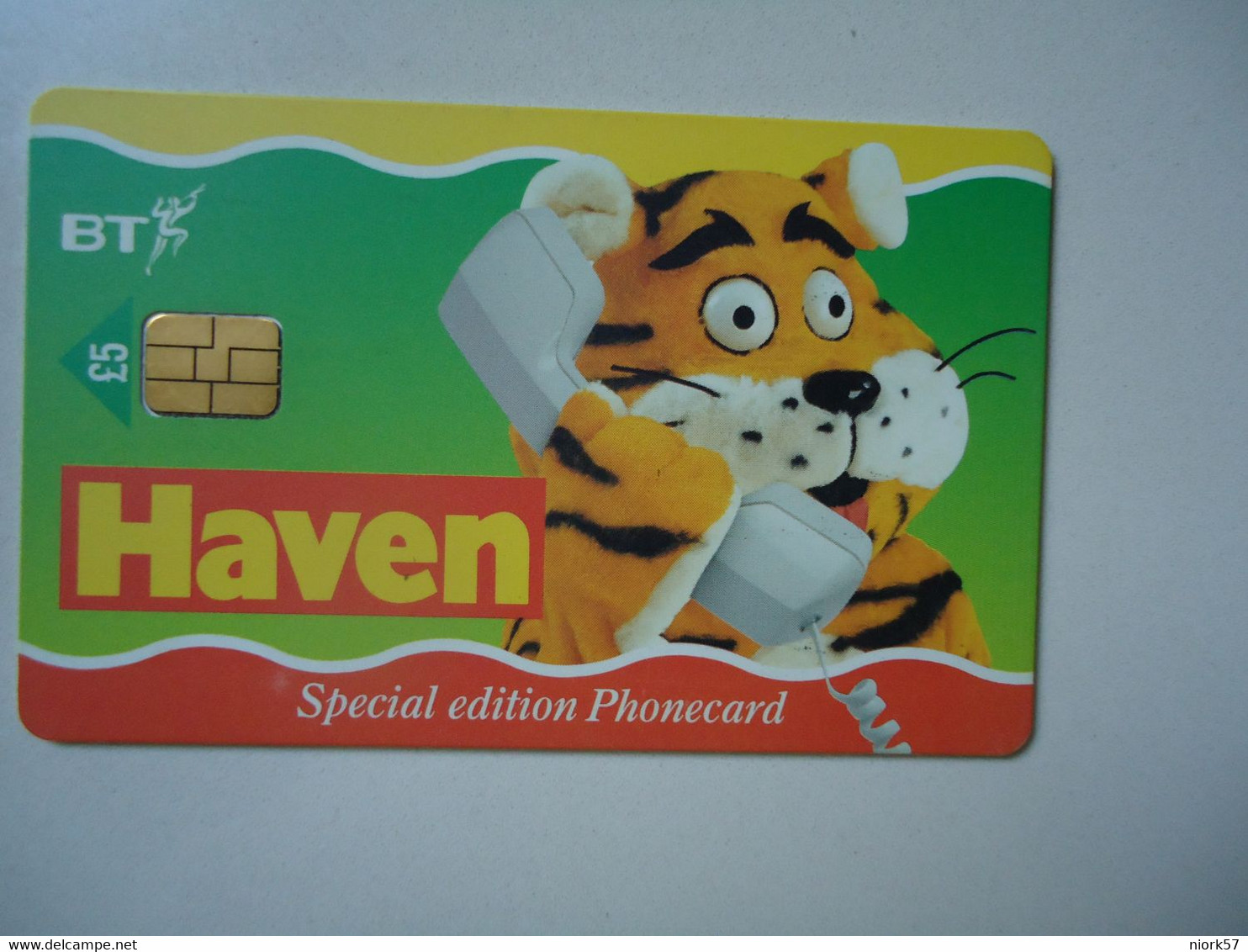 UNITED  KINGDOM  USED CARDS  HAVEN TIGER - Sonstige & Ohne Zuordnung