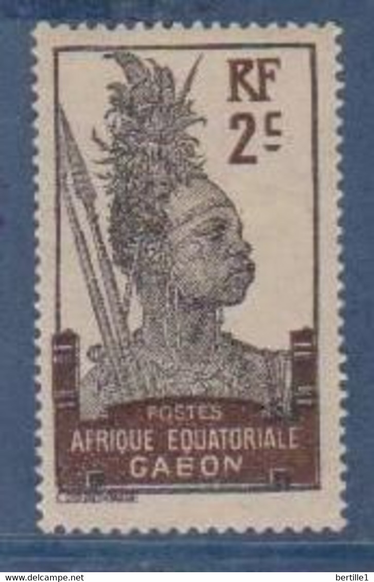 GABON       N°  YVERT  50   NEUF AVEC CHARNIERES      (CHAR   01/41 ) - Unused Stamps