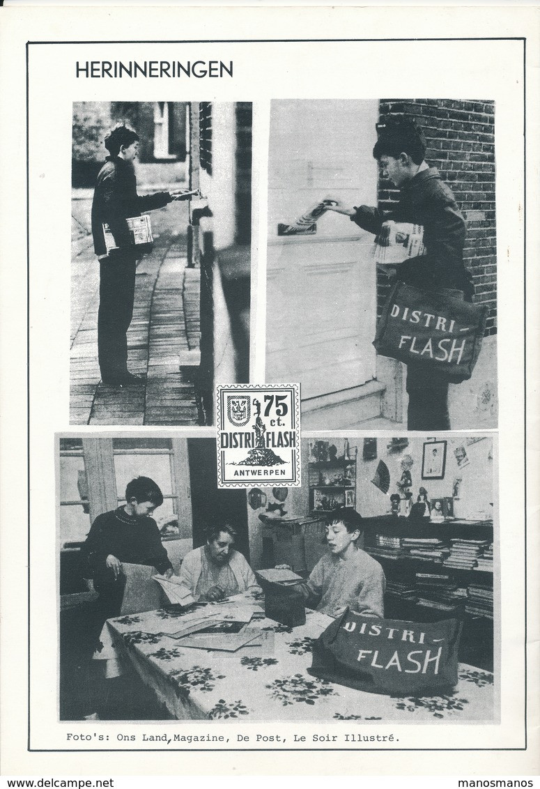 25/960A --  Fascicule DISTRIFLASH Poste Privée , Jan De Postiljon , Par Jan Aerts , 25 Pg. - Filatelia E Storia Postale