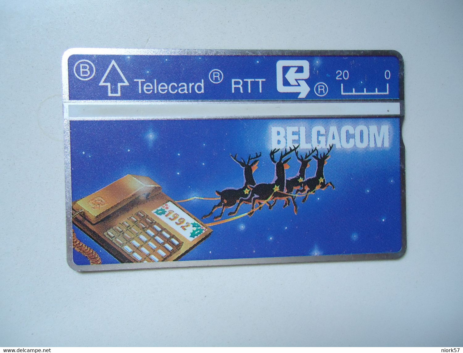 BELGIUM   USED CARDS  SANTA CLAUS 112H - Autres & Non Classés