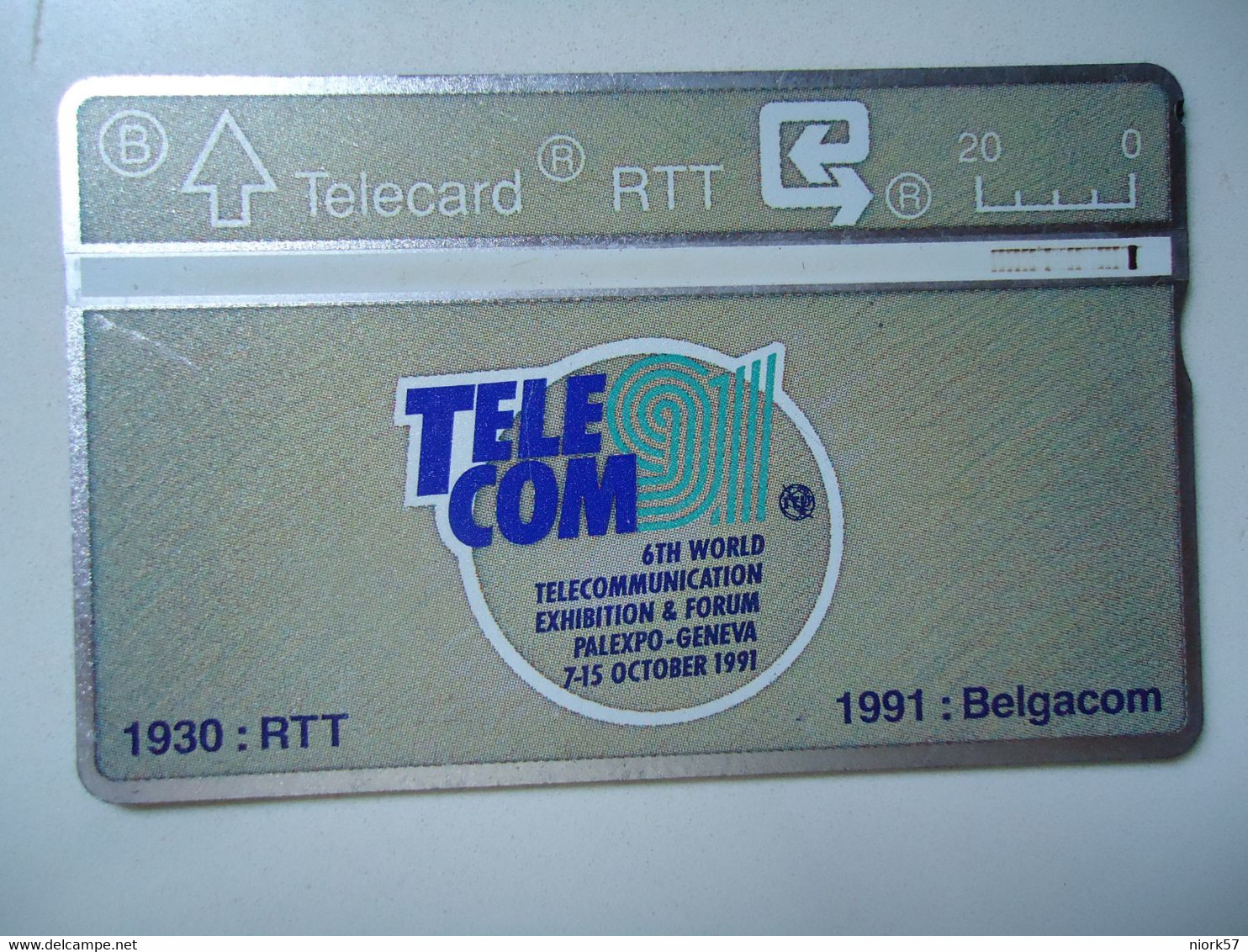 BELGIUM   USED CARDS TELE COM - Other & Unclassified