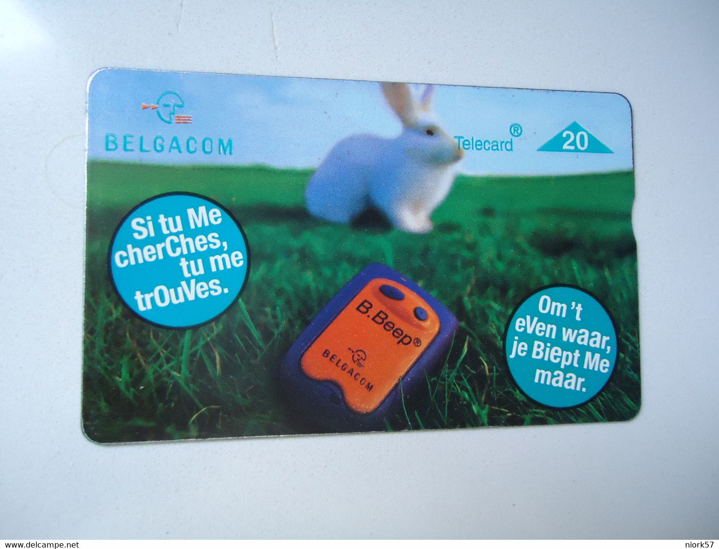 BELGIUM   USED CARDS   RABBIT - Otros & Sin Clasificación