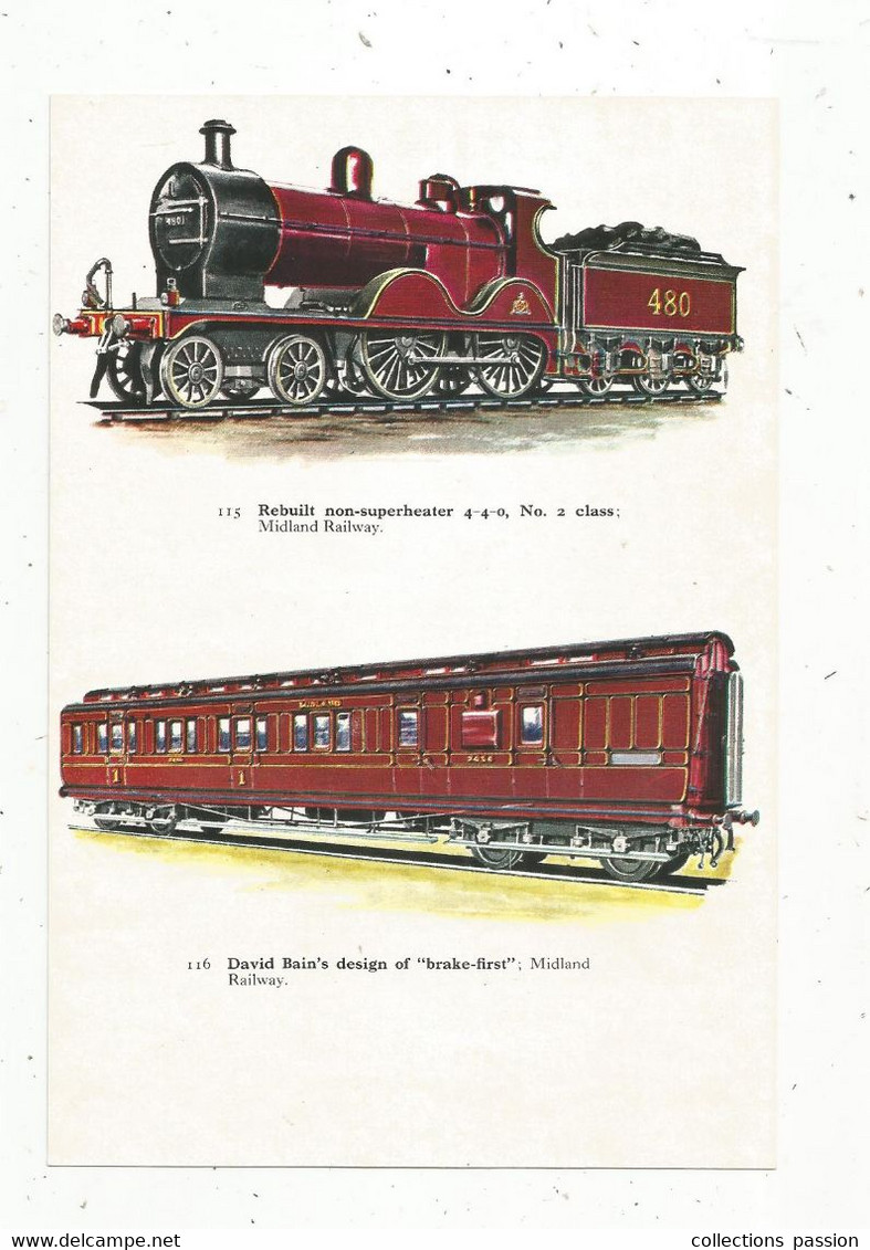 Publicité, The Pocket Encyclopaedia Of World Railways STEAM RAILWAYS OF BRITAIN , Chemin De Fer, Trains, Frais Fr 1.65 E - Advertising