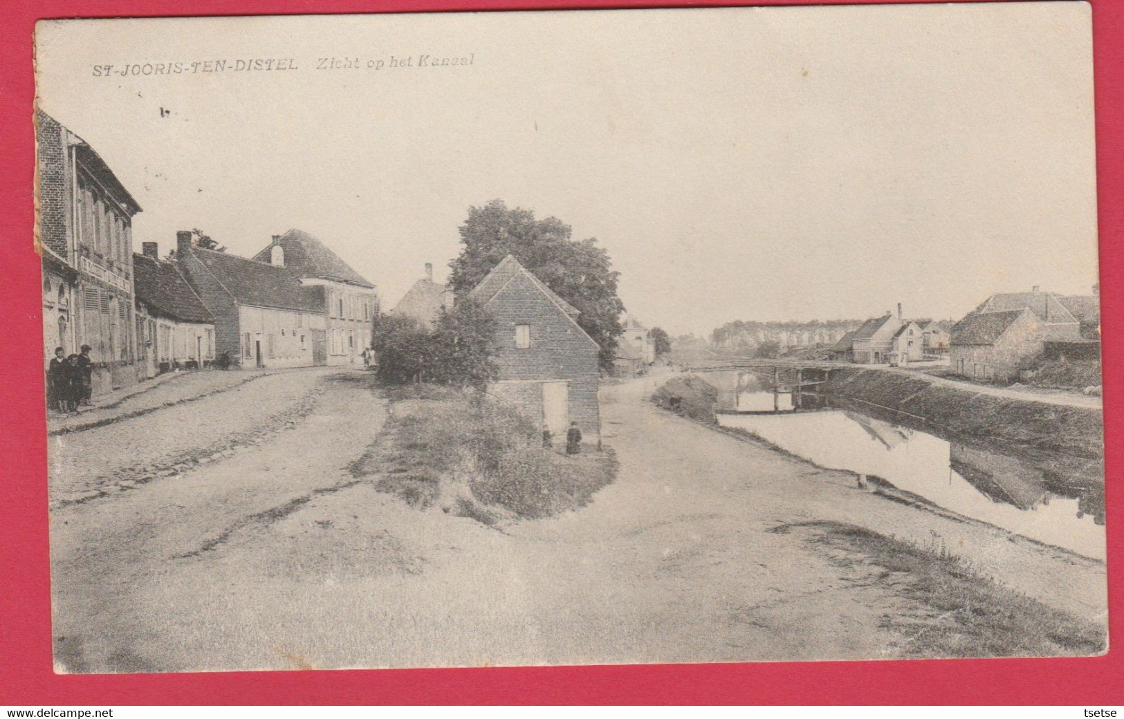 St-Jooris-ten-Distel - Zicht Op Het Kanaal  - 1921  ( Verso Zien ) - Beernem