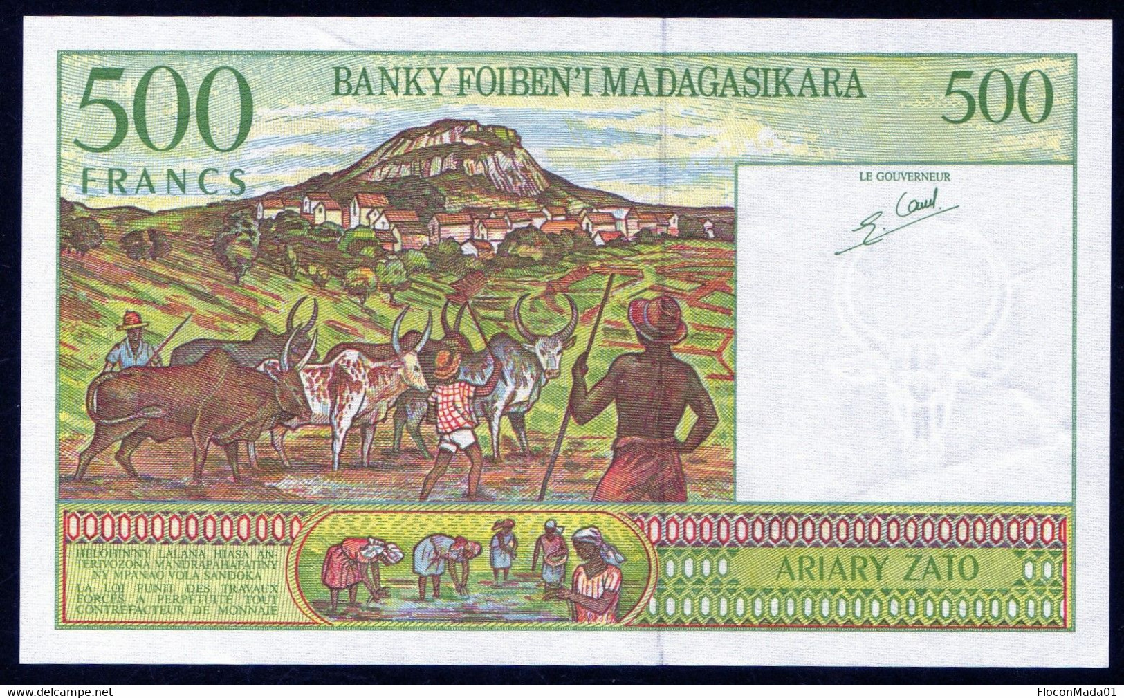 Madagascar 1994 500 Francs UNC Neuf Parfait état  Excellent Prix - Madagascar