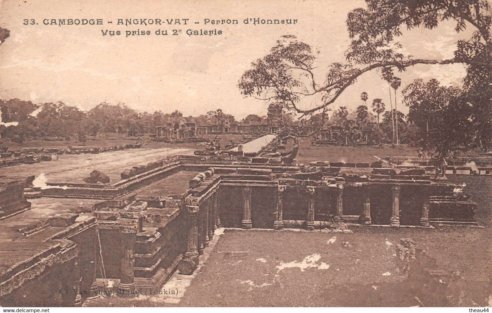 ¤¤  -  CAMBODGE  -  ANGKOR-VAT  -  Perron D'Honneur  -  Vue Prise Du 2e Galerie      -  ¤¤ - Camboya