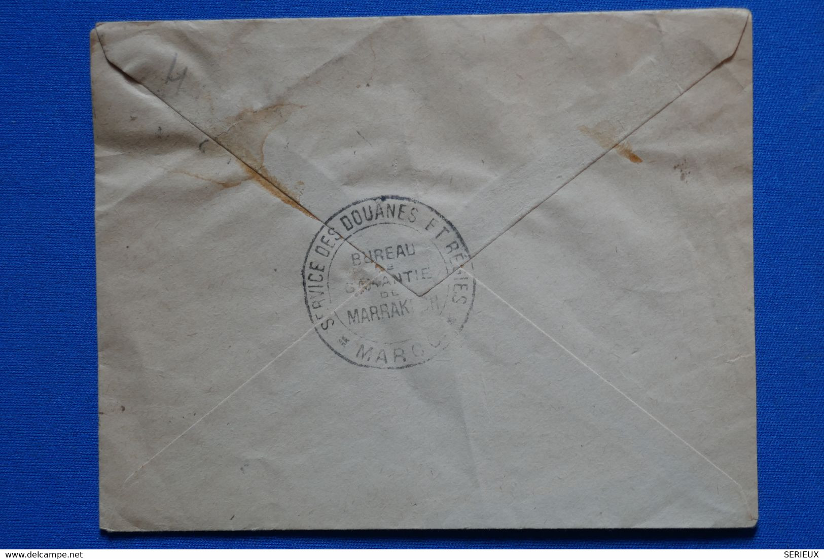 R16 MAROC BELLE LETTRE RECOM. 1952 MARRAKECH POUR PARIS FRANCE + AFFRANCH INTERESSANT - Briefe U. Dokumente