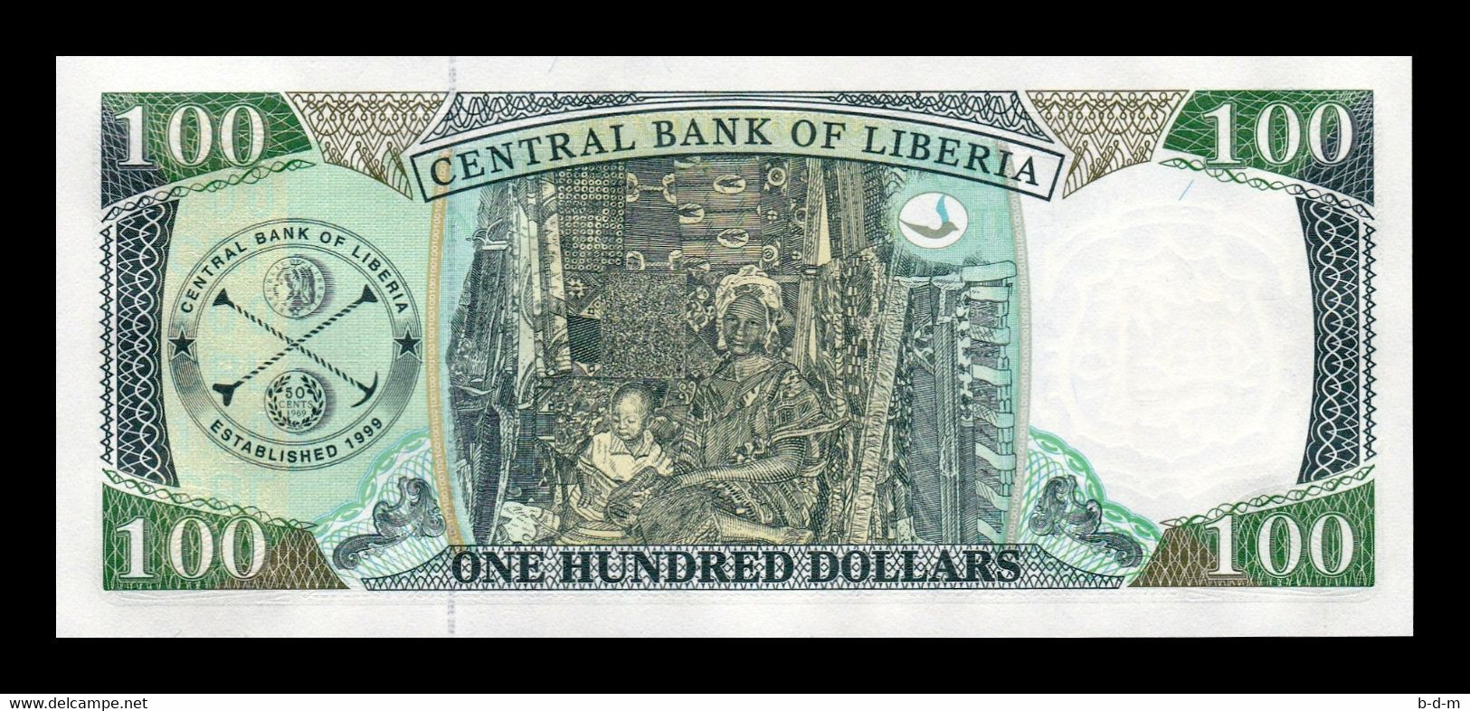 Liberia 100 Dollars 2011 Pick 30g SC UNC - Liberia