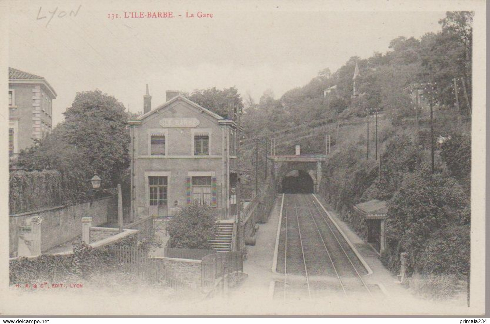 LYON - LA GARE DE L ILE BARBE - Lyon 9