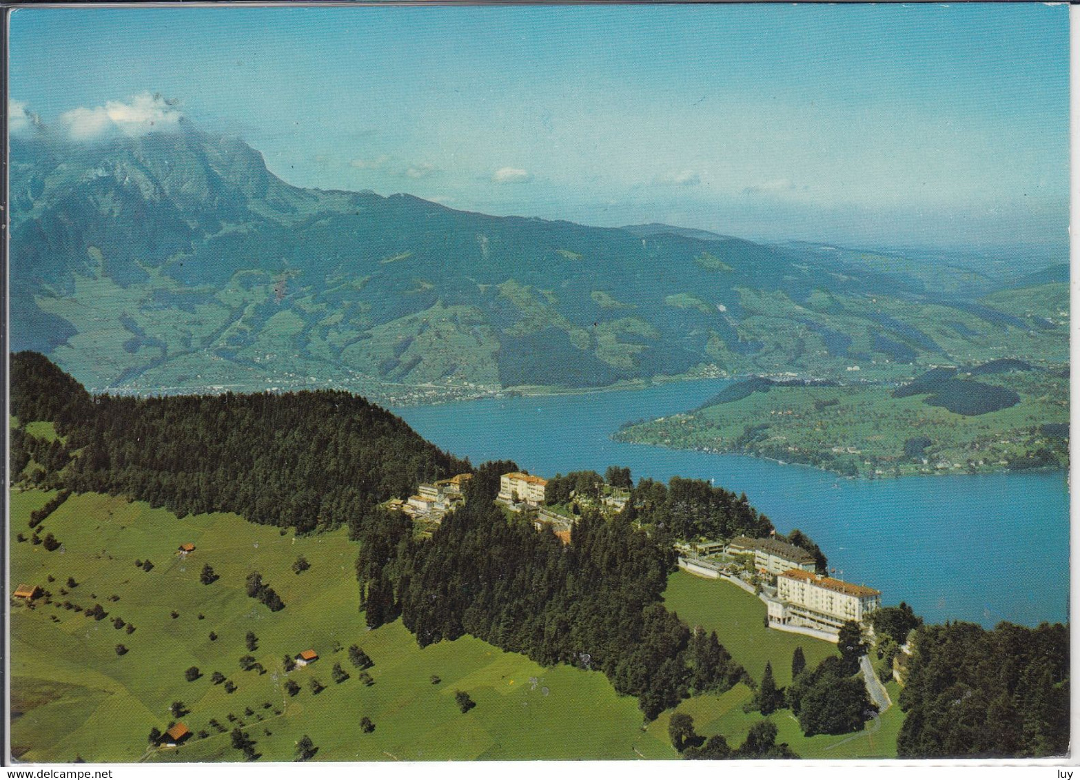 BÜRGENSTOCK HOTELS, Mit Pilatus, Flugaufnahme, Luftbild, Marke Pro Patria 1978, Nice Stamp - Andere & Zonder Classificatie