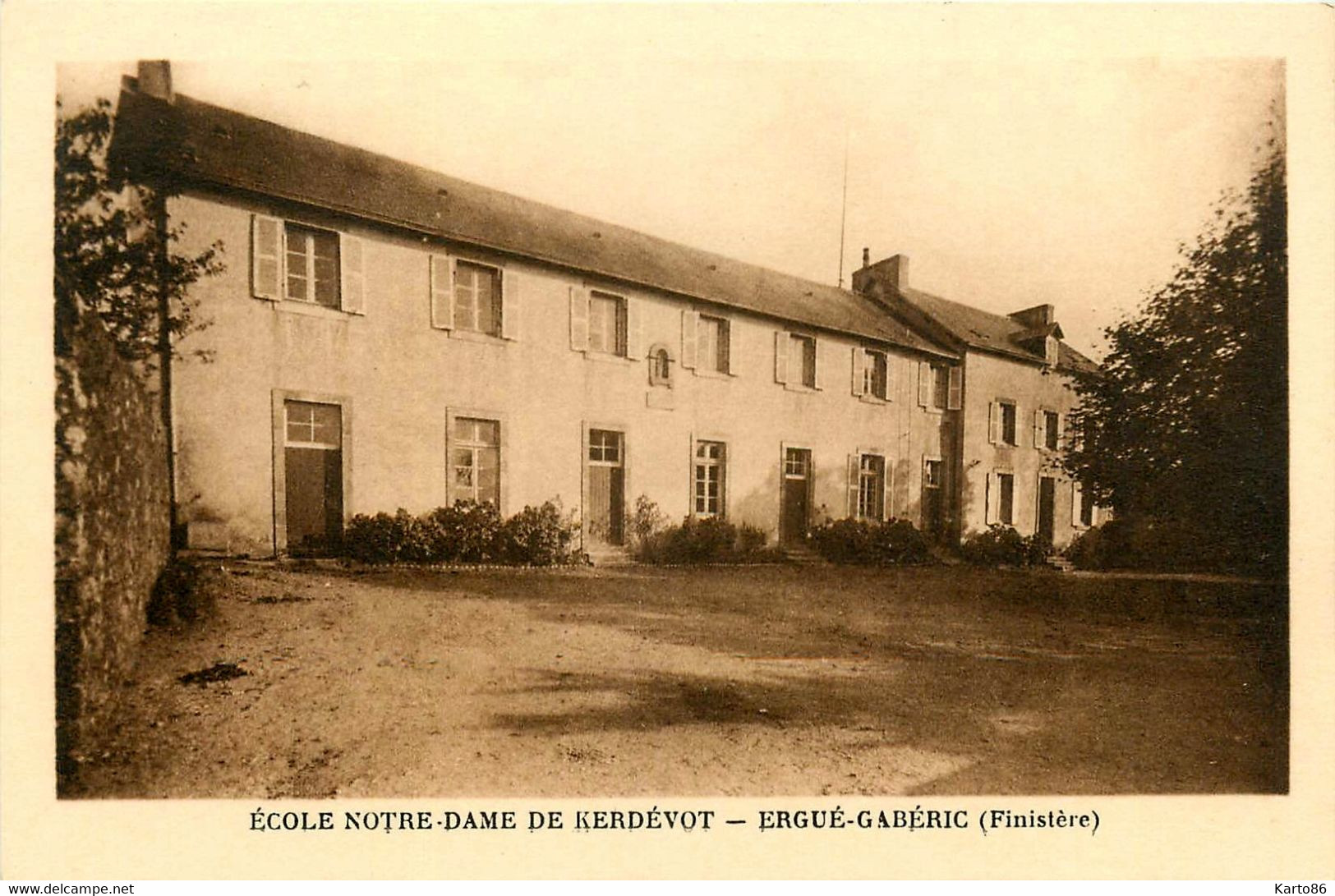 Ergué Gabéric * école Notre Dame De Kerdévot * Scolaire - Ergué-Gabéric