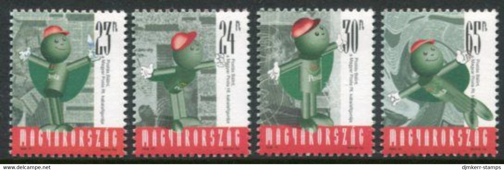 HUNGARY 1998 Postal Mascot  MNH / **.  Michel 4480-83 - Ongebruikt