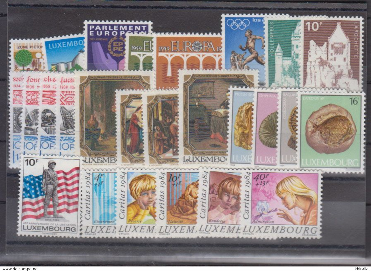 LUXEMBOURG    1984         ( Neufs Sans Charniéres )            COTE   49 € 10 - Années Complètes