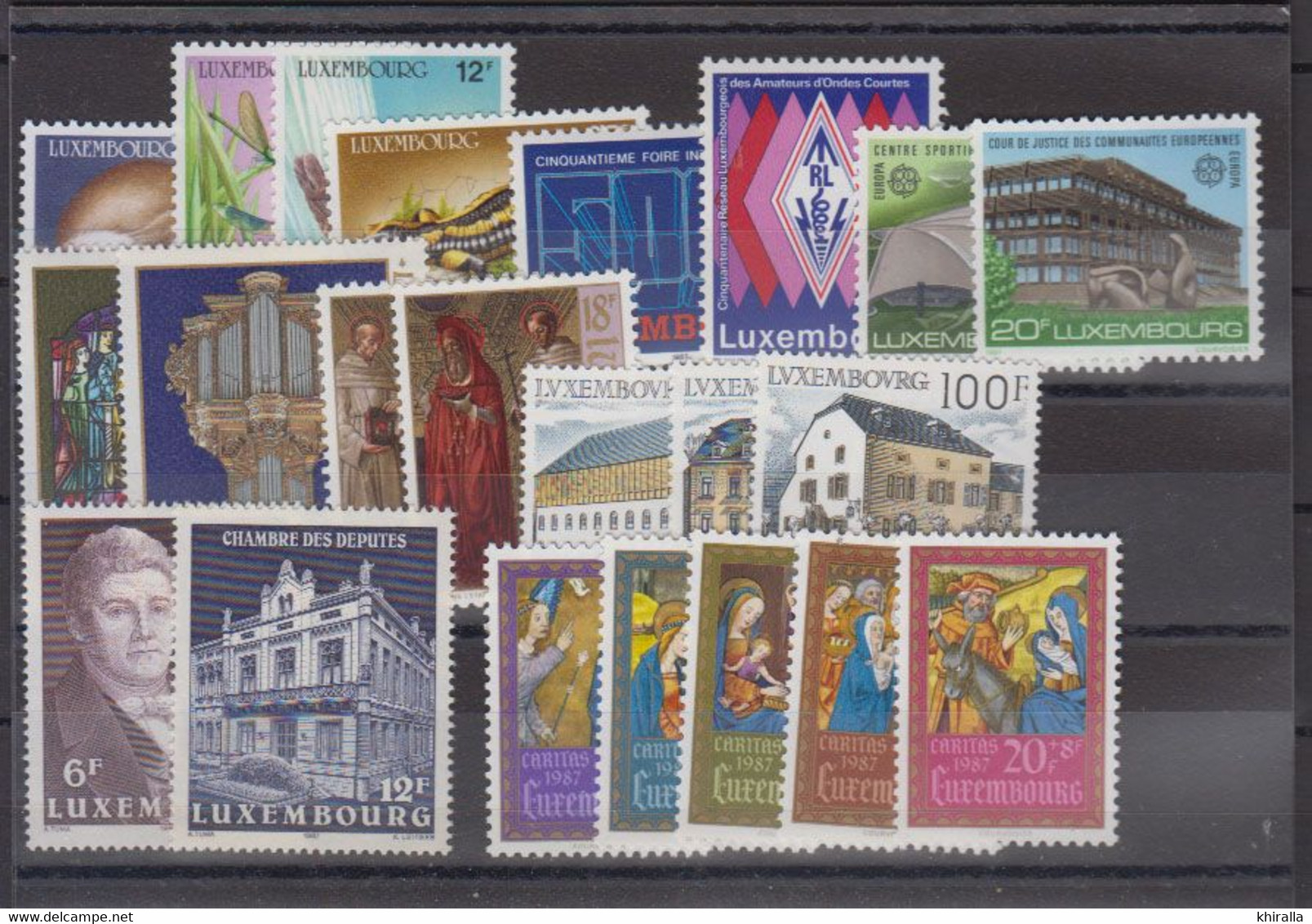 LUXEMBOURG    1987         ( Neufs Sans Charniéres )            COTE   53 € 15 - Années Complètes