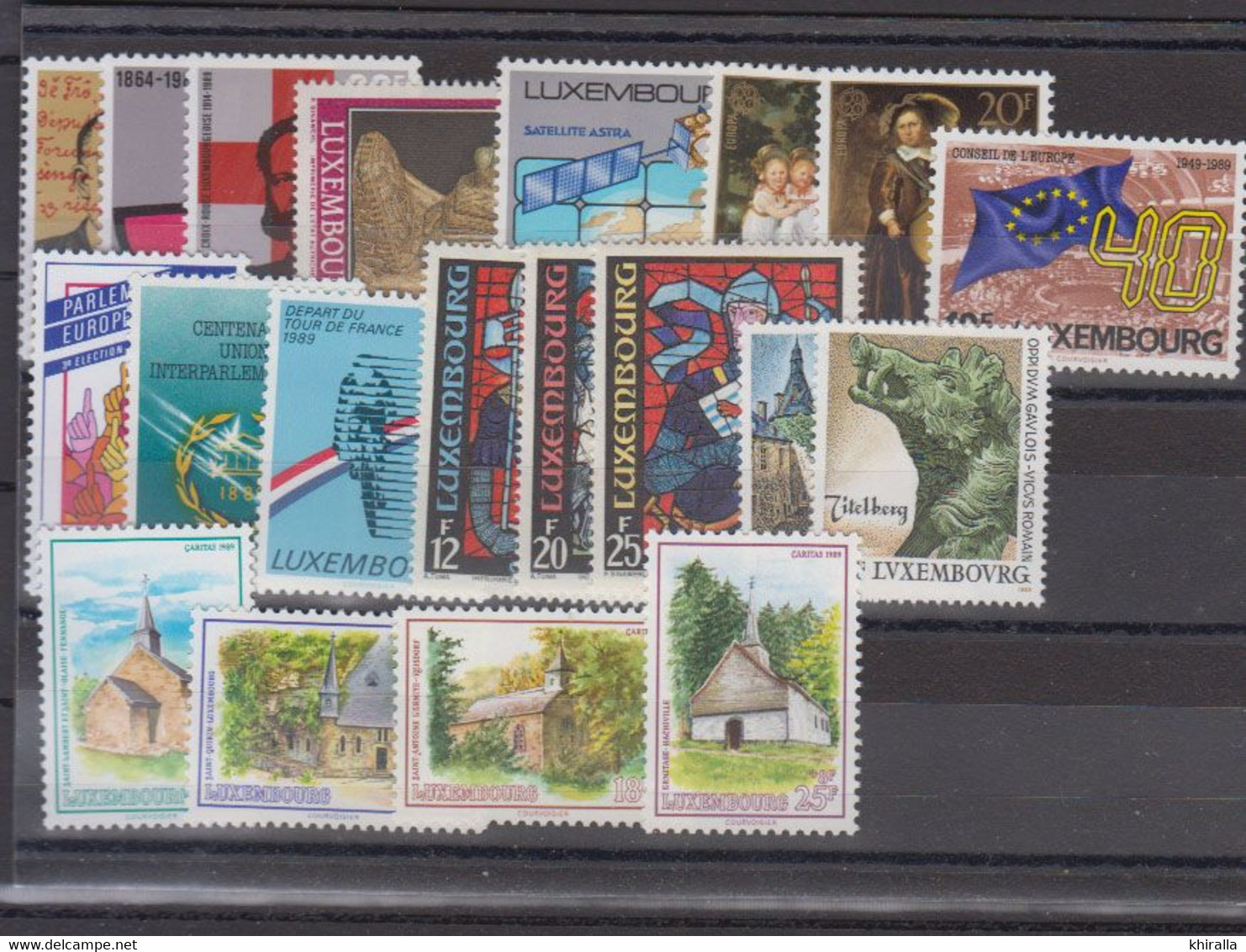 LUXEMBOURG    1989         ( Neufs Sans Charniéres )            COTE   32 € 70 - Full Years