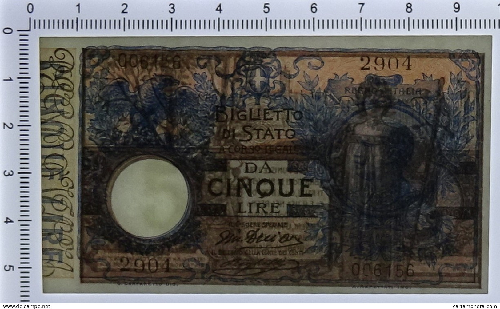 5 LIRE BIGLIETTO DI STATO VITTORIO EMANUELE III FLOREALE 05/11/1914 FDS-/FDS - Regno D'Italia – Other