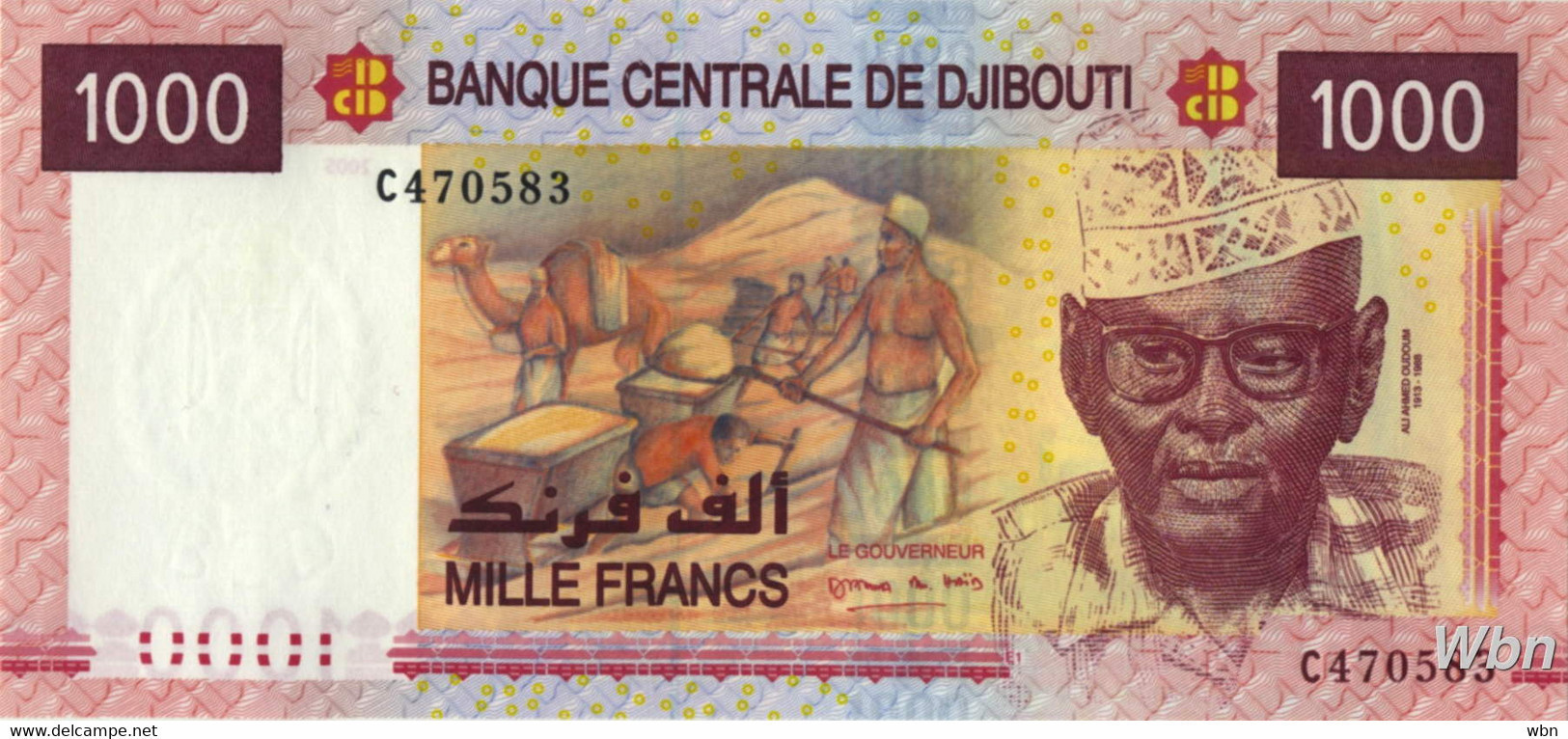 Djibouti 1000 Francs (P42) 2005 -UNC- - Djibouti