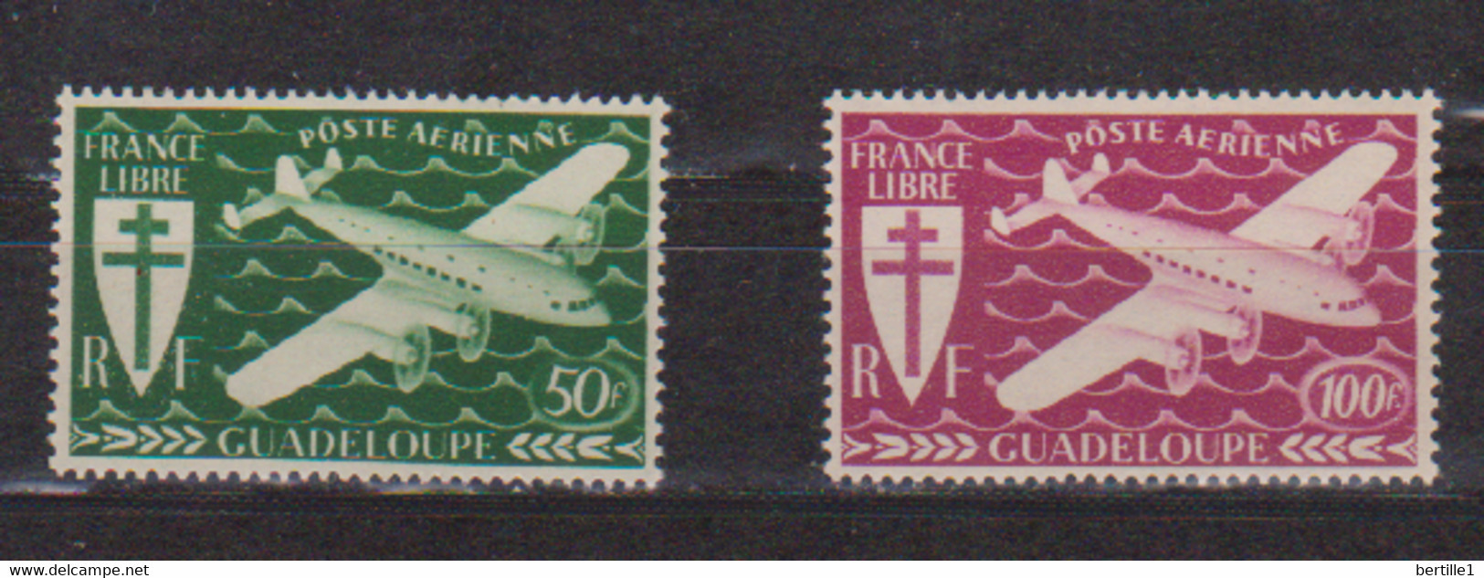 GUADELOUPE              N° YVERT  PA 4/5   NEUF SANS CHARNIERES  (NSCH 02/10) - Luftpost