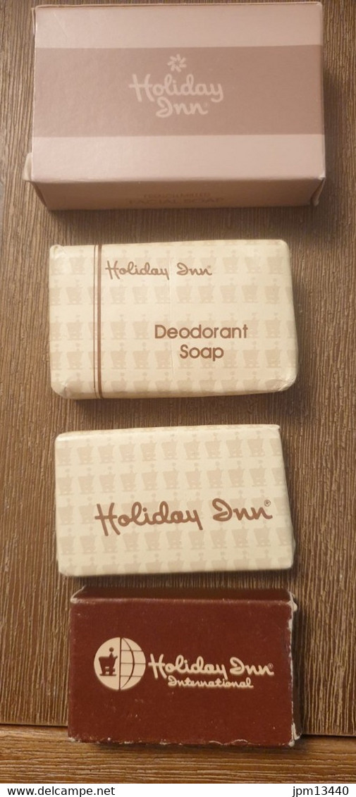 LOT DE 4 MINIS SAVONS HOTEL HOLIDAY INN - Kosmetika