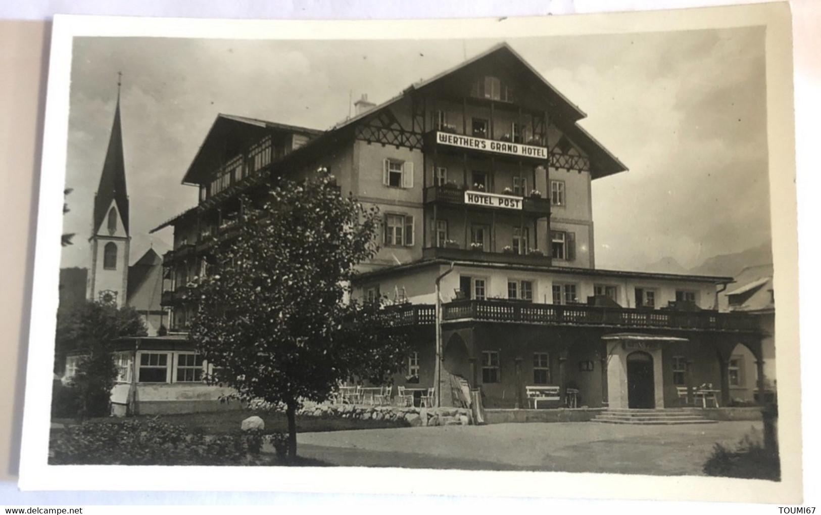 ALLEMAGNE PHOTO -WERTHERS GRAND HÔTEL- HOTEL POST - Wetter