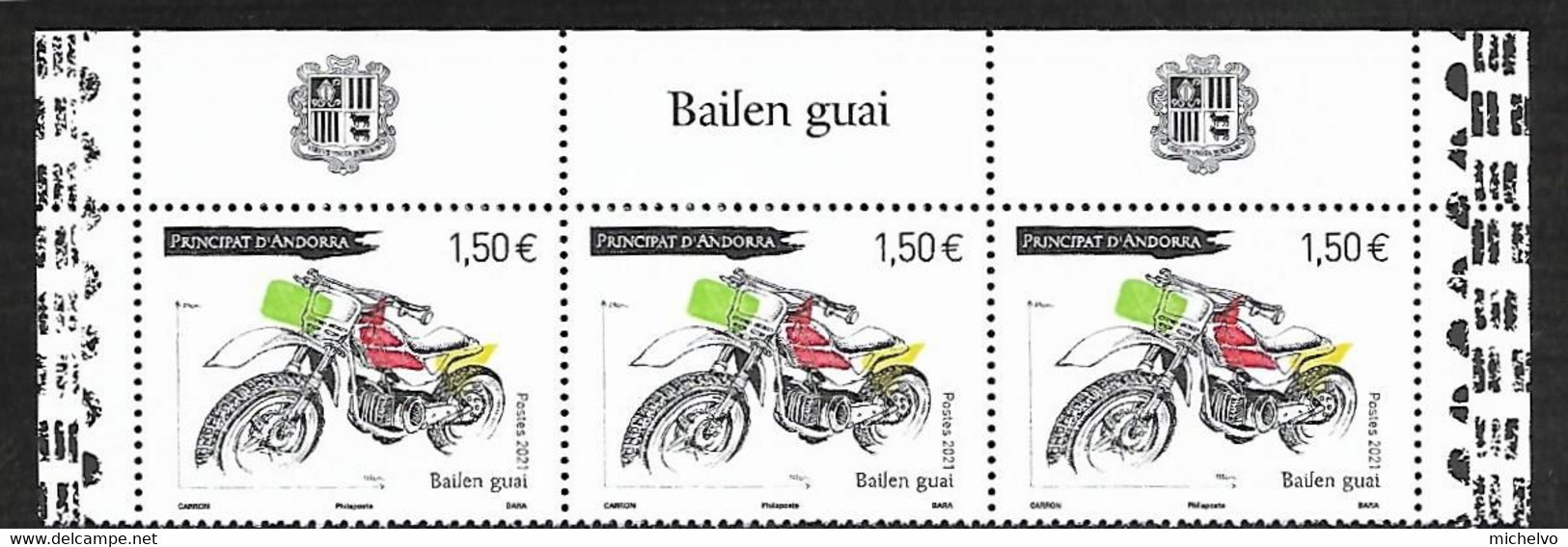 Andorre 2021 - Yv N° 858 ** - Bailen Guai - Neufs