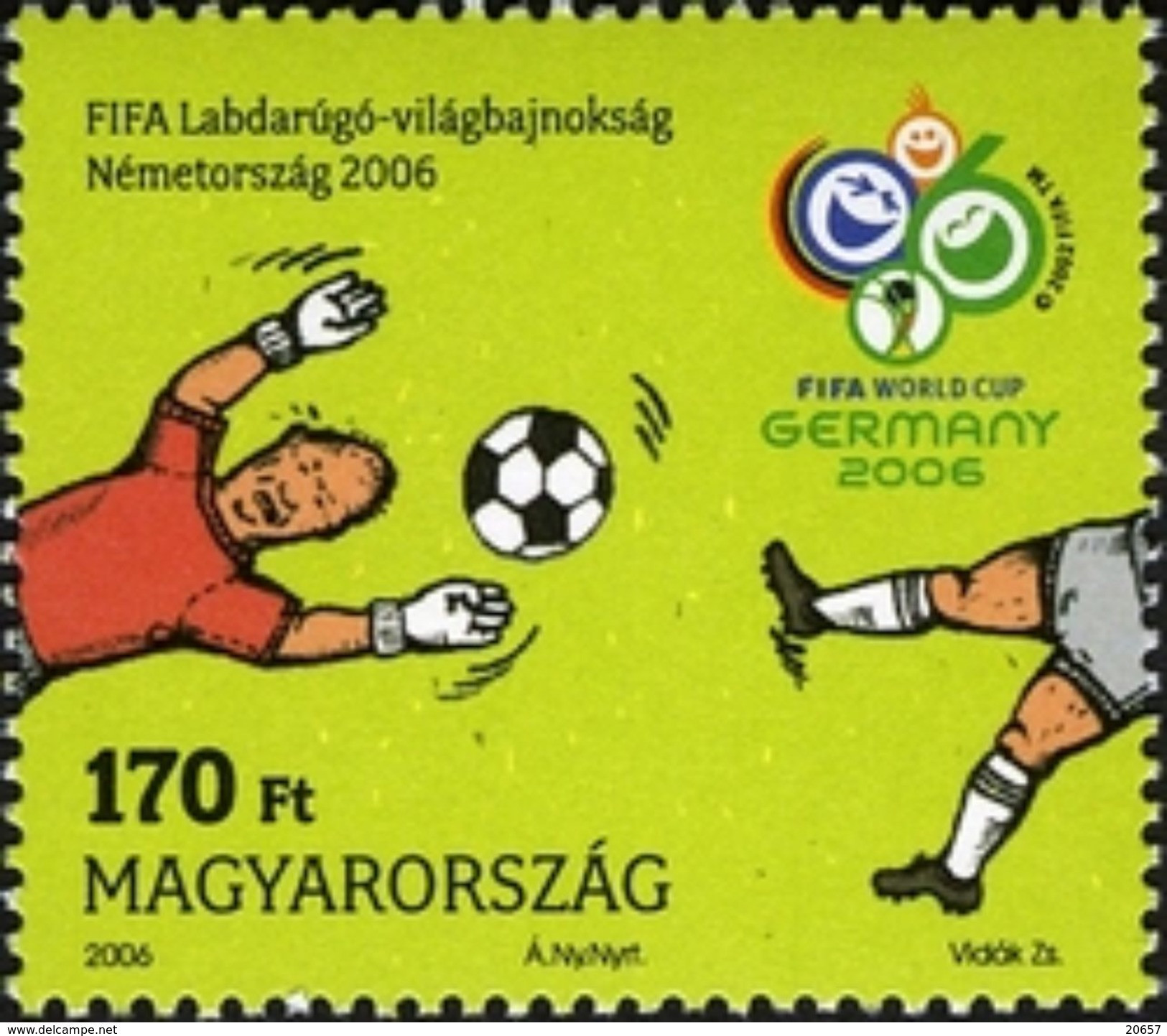 Hongrie Hungary Magyar 4103 Football Mondial 2006 Germany - 2006 – Germany