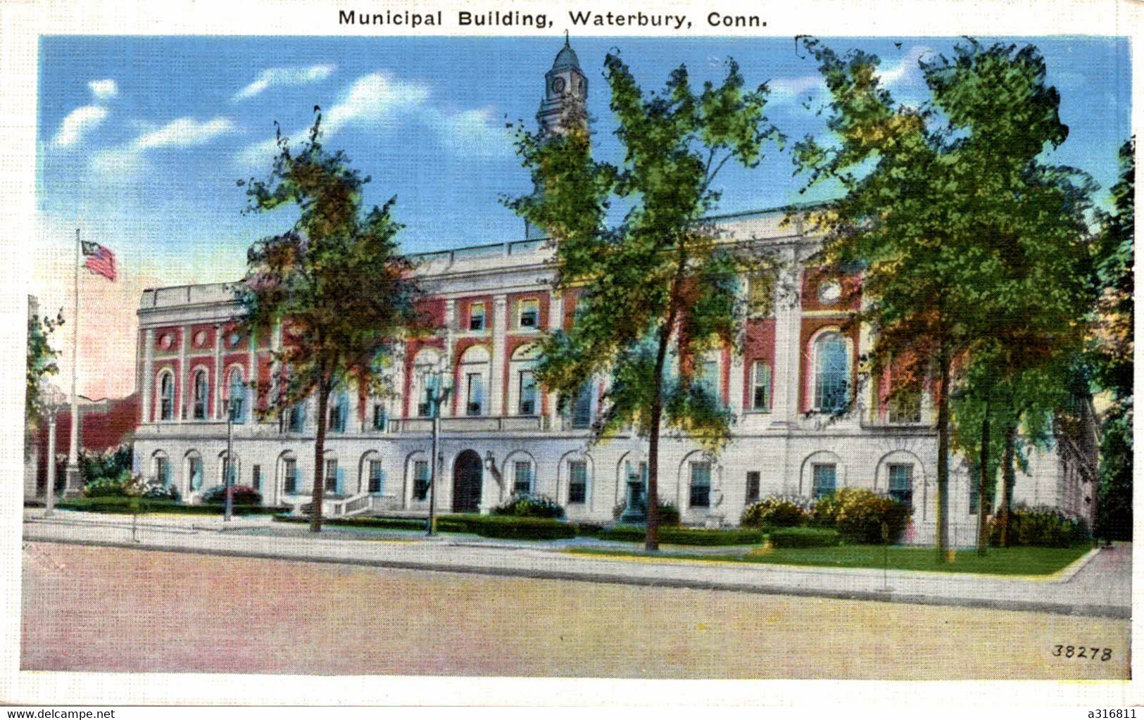 MUNICIPAL BUILDING WATERBURY CONN - Waterbury