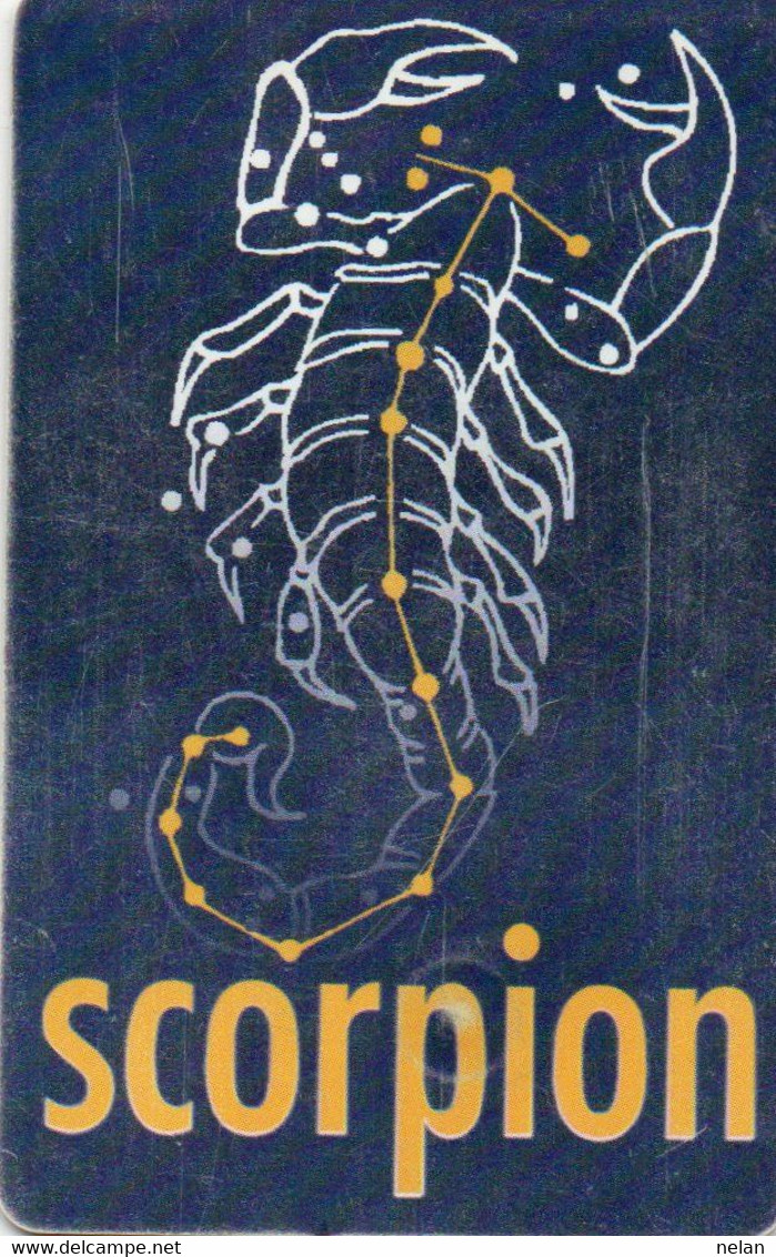 PHONE CARD-ROMANIA-ROMTELECOM - SCORPION - Zodiac