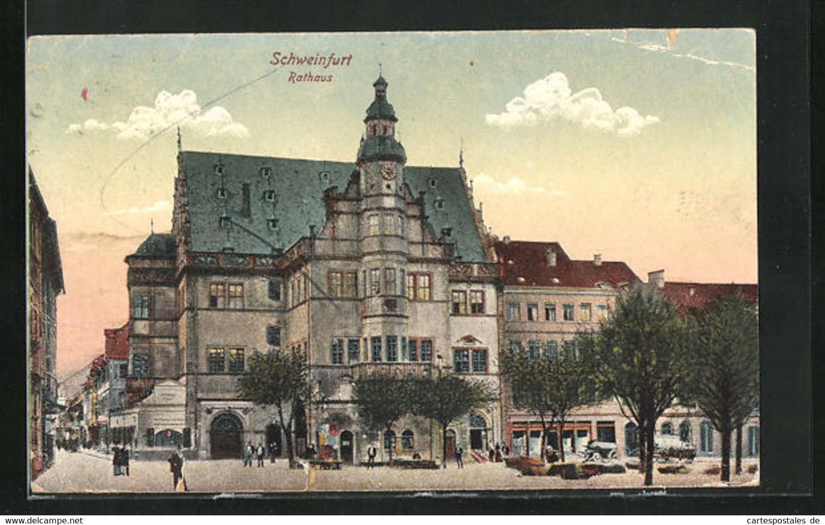 AK Schweinfurt Am Main, Vor Dem Rathaus - Schweinfurt