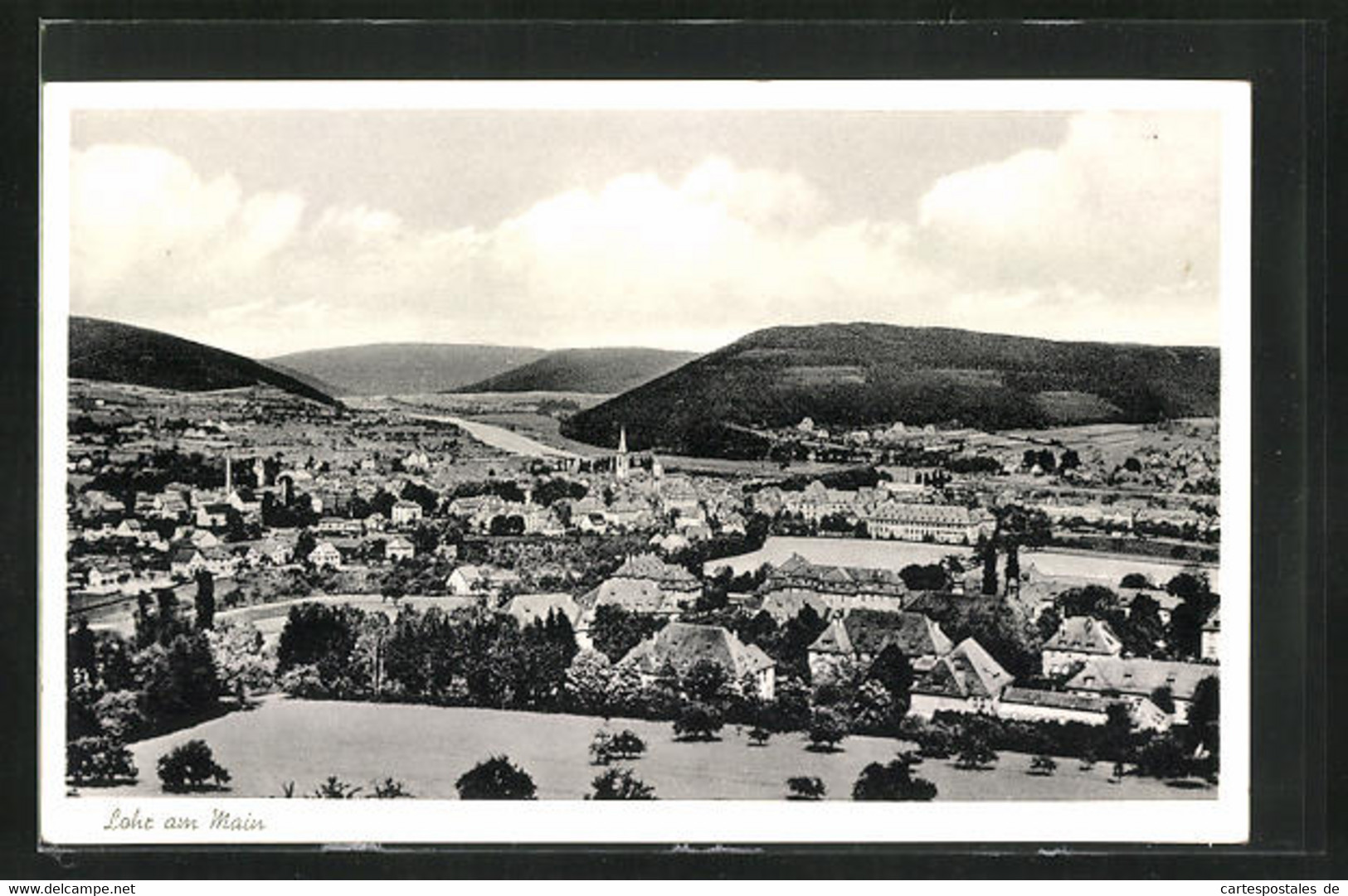 AK Lohr Am Main, Generalansicht Mit Blick Zur Kirche - Lohr