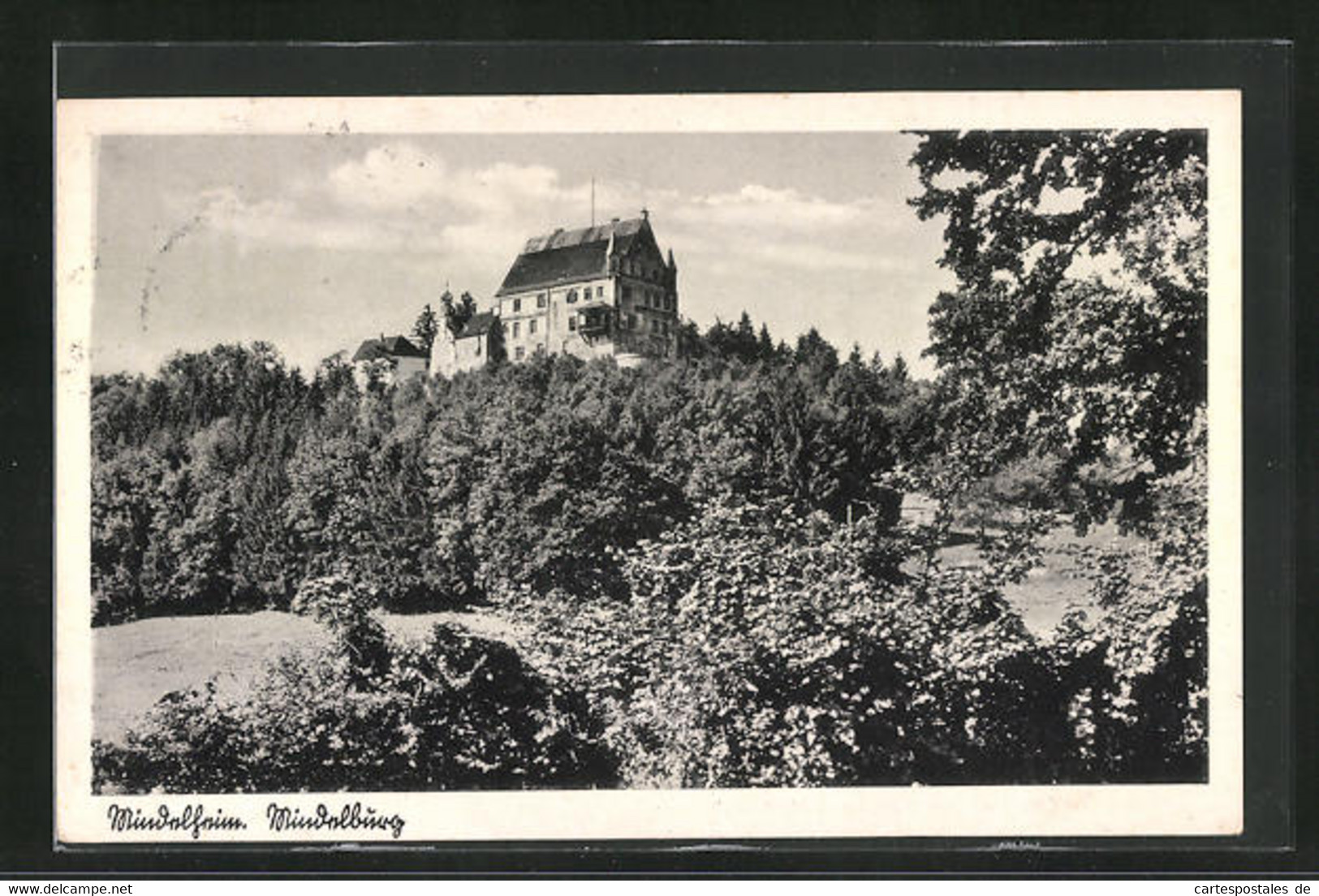 AK Mindelheim, Blick Hinauf Zum Schloss - Mindelheim