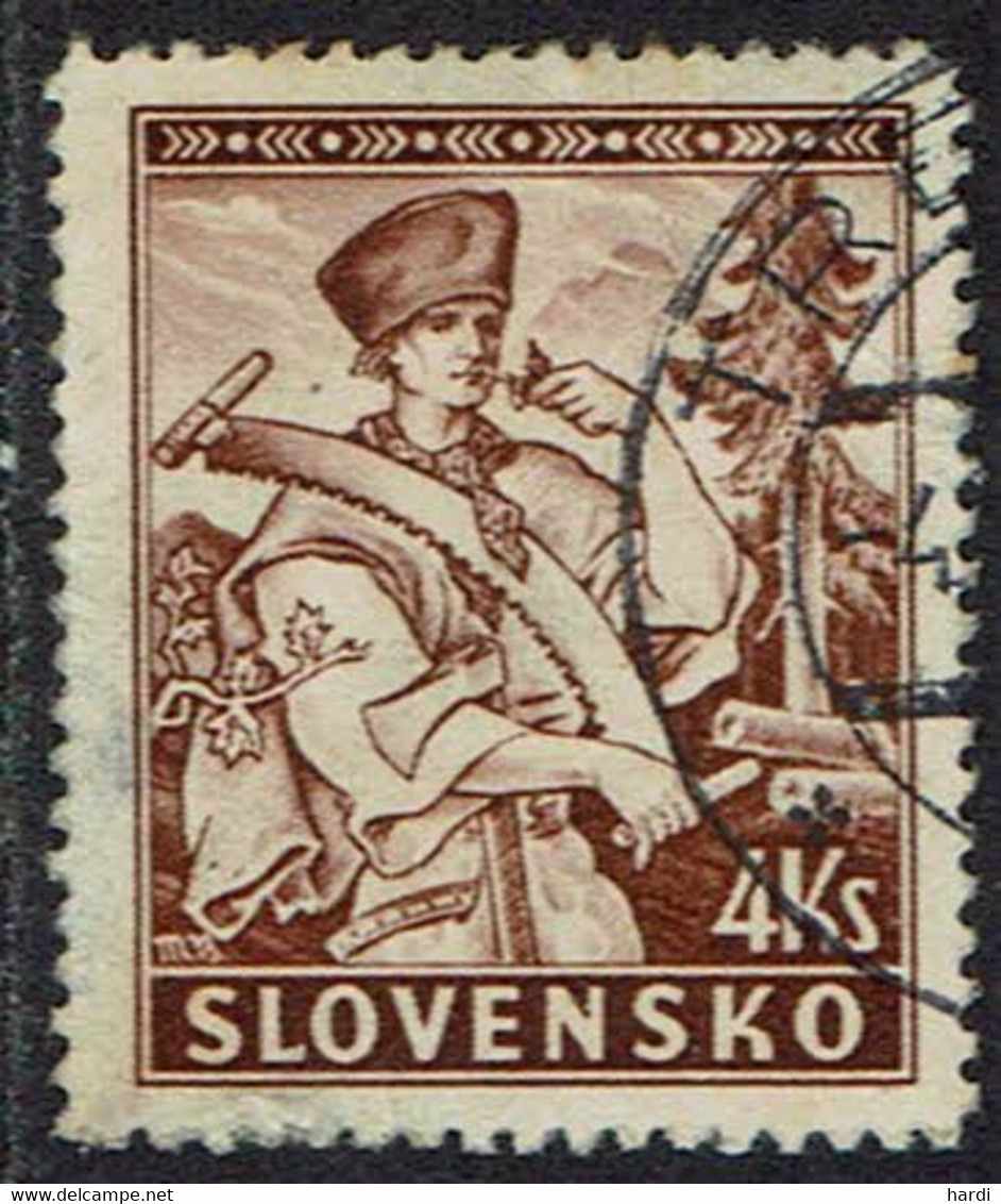 Slowakei 1939, MiNr 44, Gestempelt - Oblitérés