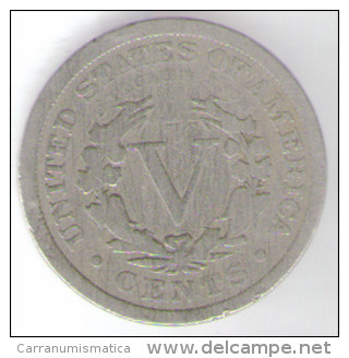 U.S.A. - STATI UNITI D' AMERICA - 5 / FIVE CENTS ( 1895 ) LIBERTY - 1883-1913: Liberty