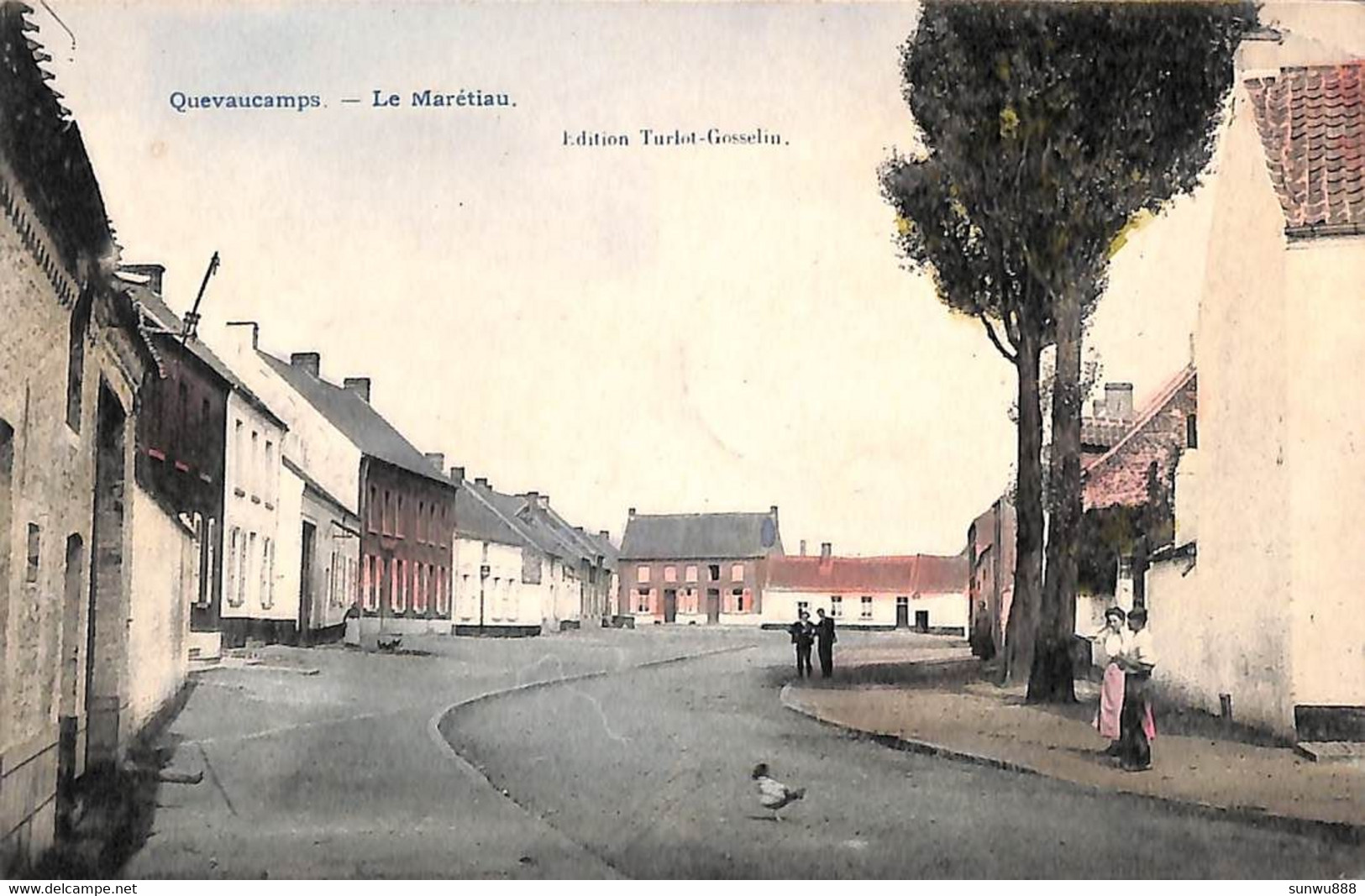 Quevaucamps - Le Marétiau (Edit. Turlot Gosselin Animée Colorisée 1907) - Beloeil