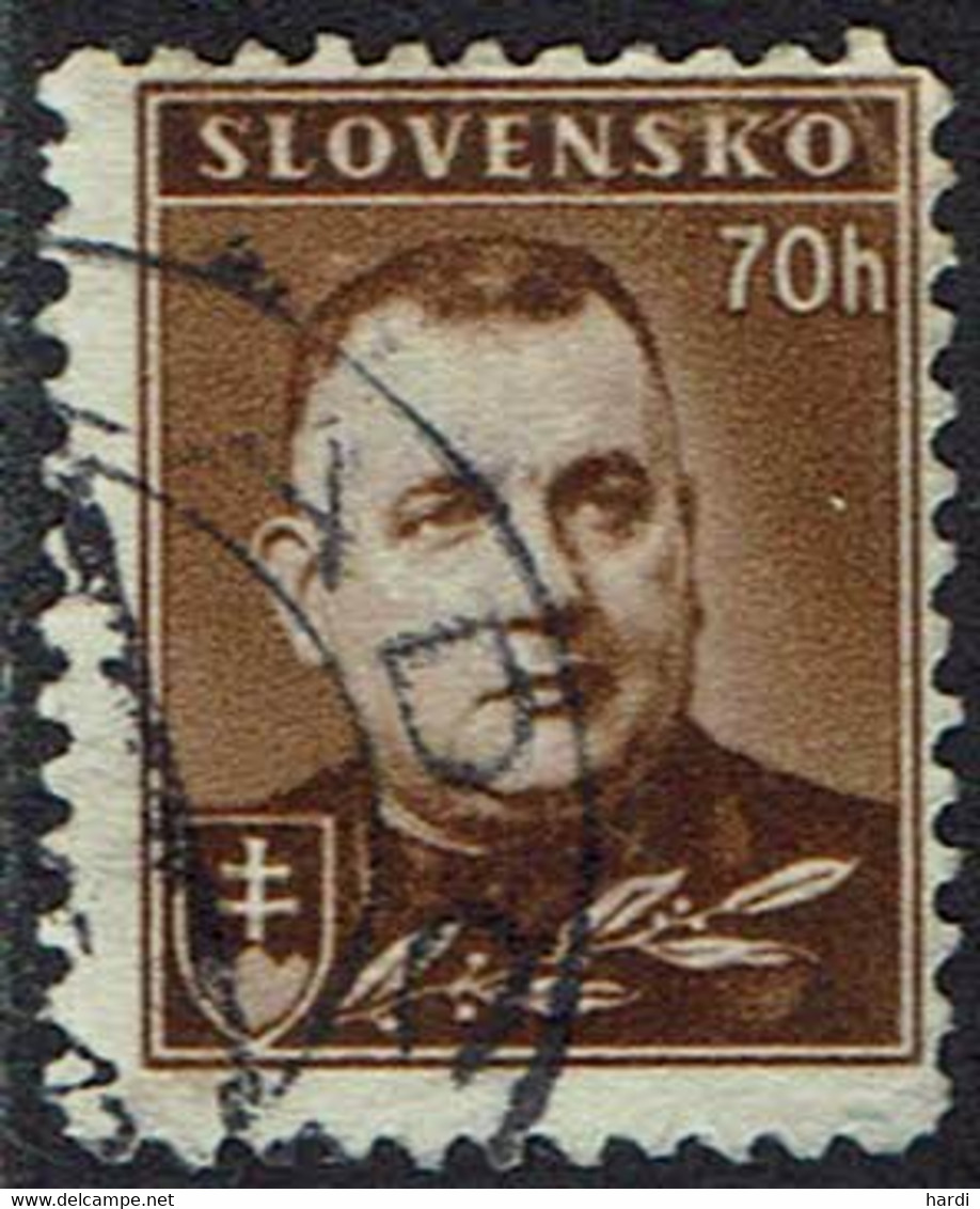 Slowakei 1939, MiNr 68ya, Gestempelt - Oblitérés