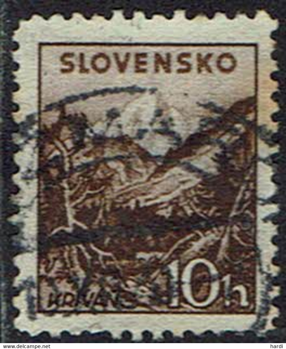 Slowakei 1940, MiNr 72ya, Gestempelt - Nuovi