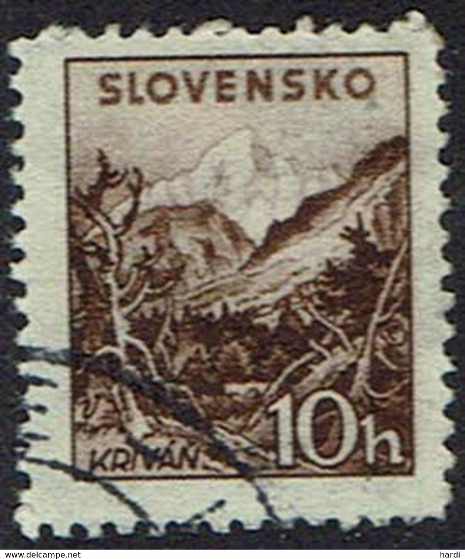 Slowakei 1940, MiNr 72ya, Gestempelt - Unused Stamps